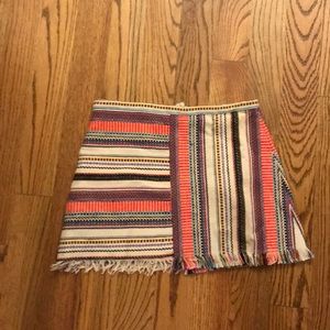 Zara multi color skirt